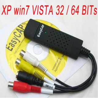 Channel Usb 2.0 Video DVD TV VHS Audio Adapter Capture for Win7 64bit