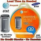 AT&T GoPhone   Samsung A107 No Contract Mobile Phone   Silver