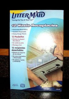 Litter Maid New Box of 12 Waste Receptacles Caring for you and your