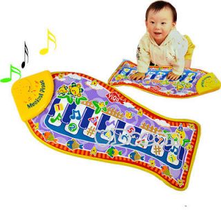 New Good Baby Kid Piano Music Fish Animal Mat Touch Kick Play Fun Mat