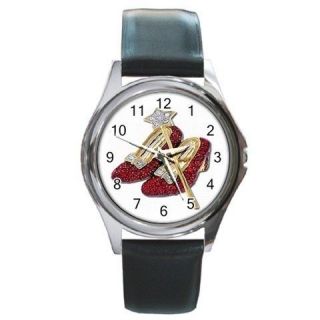 Ruby Red Dorthy Wizard of Oz Slippers Leather Watch