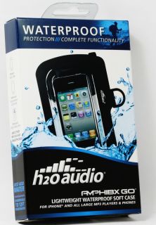 H2O Audio Amphibx Go Waterproof Case for iPhone 4s iPod Droid Large