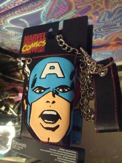 Marvel Comics Captain America Avenger wallet with Chain ~