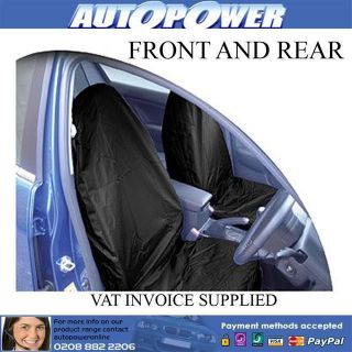 FRONT + REAR CAR SEAT COVER PROTECTIVE COVERS