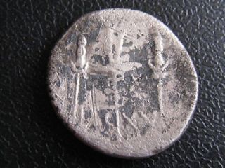 Mark Antony LEG XV Denarius 32 31 BC VERY RARE SILVER COIN