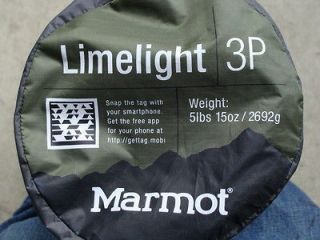 Marmot Limelight 3P Tent 2012   Hatch/Dark Cedar