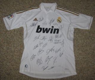 2011 12 Real Madrid team signed jersey shirt Cristiano Ronaldo