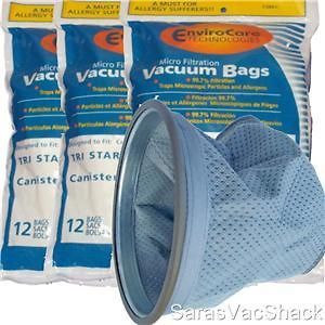 36 Allergy Bags for TriStar Tri Star Vacuum + Cloth Bag
