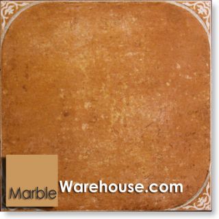 17 3/4x17 3/4 Spanish Medici Rojo Porcelain Tile for Flooring