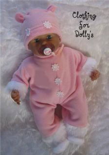 BABY DOLL CLOTHES SNOWSUIT OUTFIT FIT ANNABELL 14   19