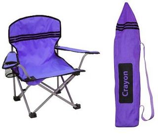 Kids Folding Outdoor Chairs   Crayon Motif   Childrens Camping