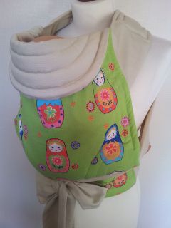 MEI TAI BABY CARRIER / SLING / REVERSIBLE / RUSSIAN DOLLS 2 / STRAIGHT