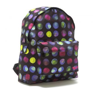 Backpack Rucksack School Bag   Sugar Baby Raving Dots Multi Colour