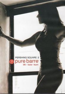 PURE BARRE PERSHING SQUARE 2 BALLET FUSION DVD NEW TONING EXERCISE