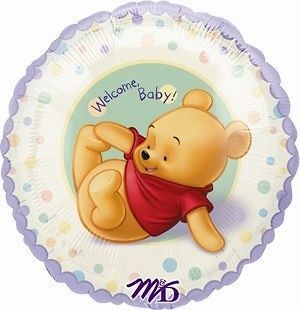 WINNIE THE POOH Mylar BALLOON ~ Baby Shower PARTY Supplies Decorations