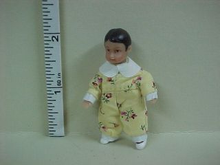 Joey  Hispanic Baby Dollhouse Doll   #SD018 Dollhouse Miniatures