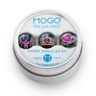 Mogo Crown Jewels Limited Edition Magnetic Charms Tin Collection Set