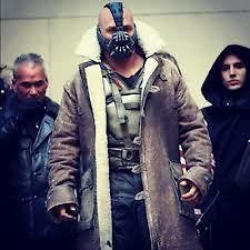 BANE THE DARK KNIGHT RISES TRENCH COAT 100% REAL LEATHER JACKET