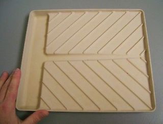 ANCHOR HOCKING BACON FOOD DEFROSTER COOKING TRAY COOKWARE MICROWAVE