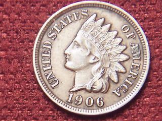 1906 Indian Head Cent Penny HIGH GRADE #287