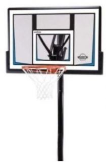 Basketball Hoop 90084 InGround System 50 inch Polycarbonate Backboard