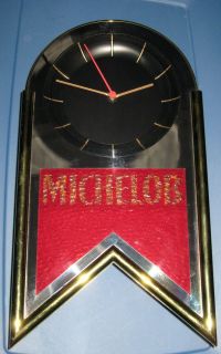 MICHELOB BEER     1991   VINTAGE WALL CLOCK    VERY RARE