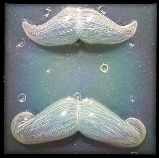 Flexible Resin Mold Mustache Set of 2 Handmade Craft Supplies