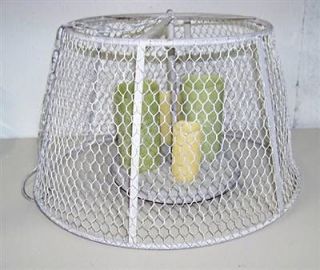 Fabulous Shabby Chicken Wire Candle Holder Outdoor Lantern Hanging