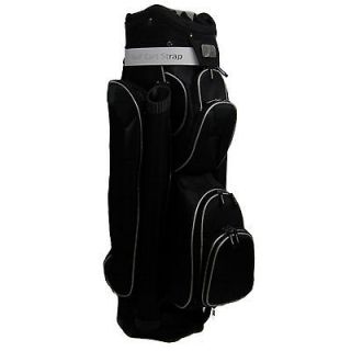 Bandon Golf Cart Bag (Black/Black) Individual Dividers Oversized