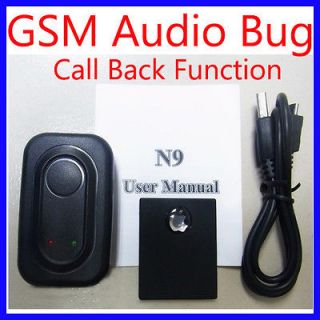 GSM Sim 2 Way Auto Answer & Dial Audio Spy Ear Bug Call Back Function