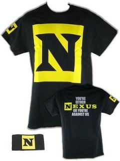 Nexus or Against Us T shirt Armband package CM Punk Wade Barrett