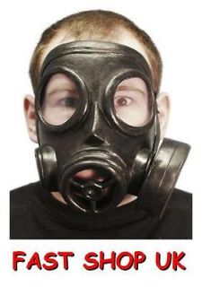Adult Rubber Fake Gas Mask Fancy Dress WW2 WW1 DRESSING UP COSTUME