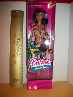 NEW Barbie Doll LEA Beach Fun NIP Tanned Brunette Bikini Girl BOX