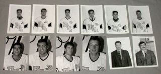 1990 91 Hull Olympiques Lot Of 12 QMJHL Minor Hockey League Photos