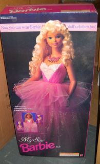 3941 NRFB Mattel 1992 My Size Barbie Doll 3 Feet Tall