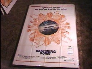 VANISHING POINT MOVIE POSTER 71 CULT CLASSIC RACING