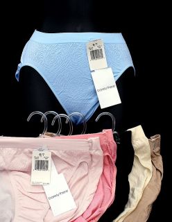 Barely There Microfiber Damask Brief Panties 2703 All Sizes All Colors