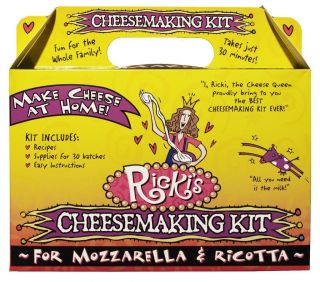 Gift Mozzerella & Ricotta Cheese Making Kit Fun n Easy