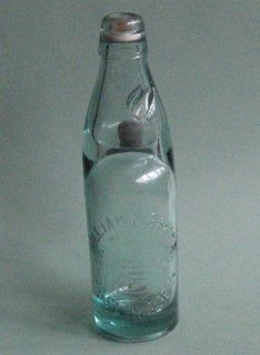 Whackymuseum Bottle Embossed Codd Marble William H. Baxter Vintage