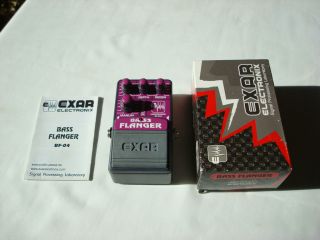 Exar BF 04 Bass Flanger Effect Pedal Exar Effect Pedal