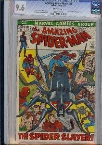 AMAZING SPIDER MAN (SPIDERMAN) #105 CGC 9.6 OW PGS 2ND