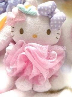 Sanrio Hello Kitty Doll Toy Shower Puff Bath Sponge Assorted Scrub