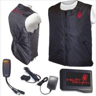 Heated Motorcycle Vest with Controller Kit, Battery Pack & Charger