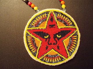 Clothing Beaded Medallion Necklace (Native American Beadwork/ Beads