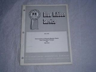 Roosa Master basic fuel injection pumps service shop manual