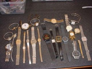 Timex Helbros Clinton Phasar Arnex Elgin Pulsar Geneva Watch Parts