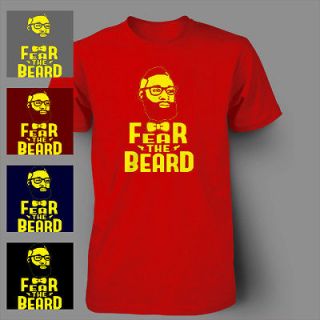Fear Beard HOUSTON ROCKETS James Harden Mens T Shirt