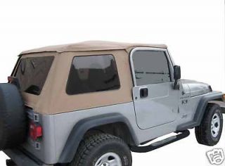 Jeep Wrangler YJ Frameless Bowless Soft Top