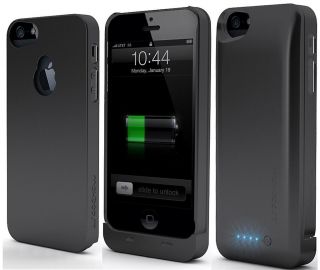 Fusion Detachable Battery Case for iPhone 5 Black  boost battery life