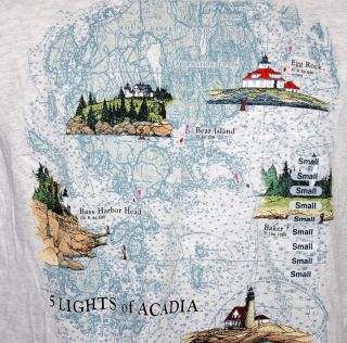 Acadia Lighthouse Maine Bass Harbor Head Bear Island Egg Rock Baker T